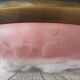 Suspension pink glass paste