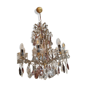 lustre ancien 8 lumières