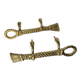 Valenti XL bronze rope knot door handles, Spain, 1980s
