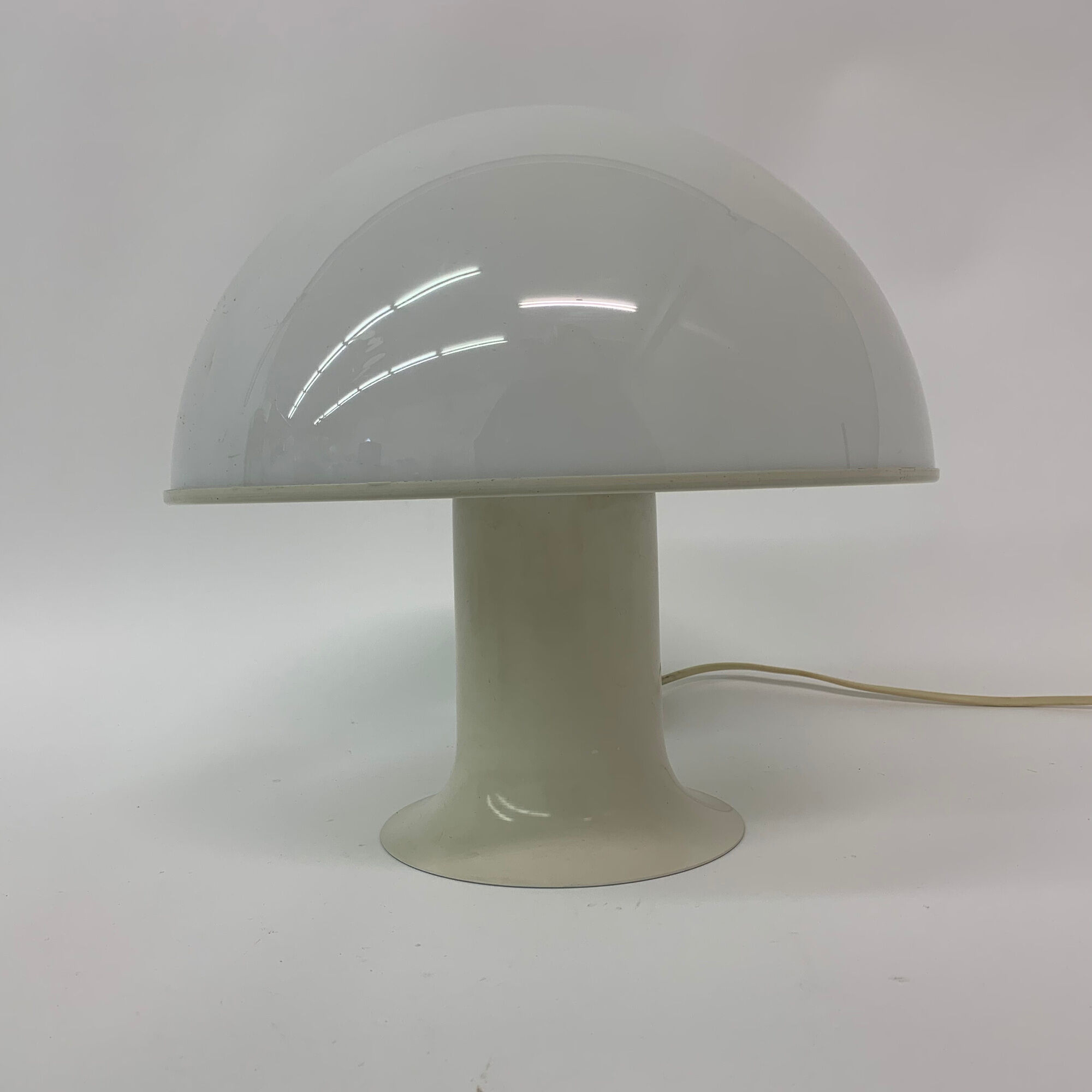 Mid-century design mushroom table lamp Dijkstra holland , 1970's