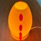 Postmodern glass table lamp from Trait D'Union, 1980s.