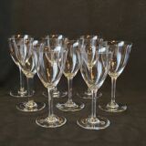 8 Baccarat Coppelia water glasses in perfect condition
