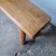 Bench 144 cm old patinated solid wood