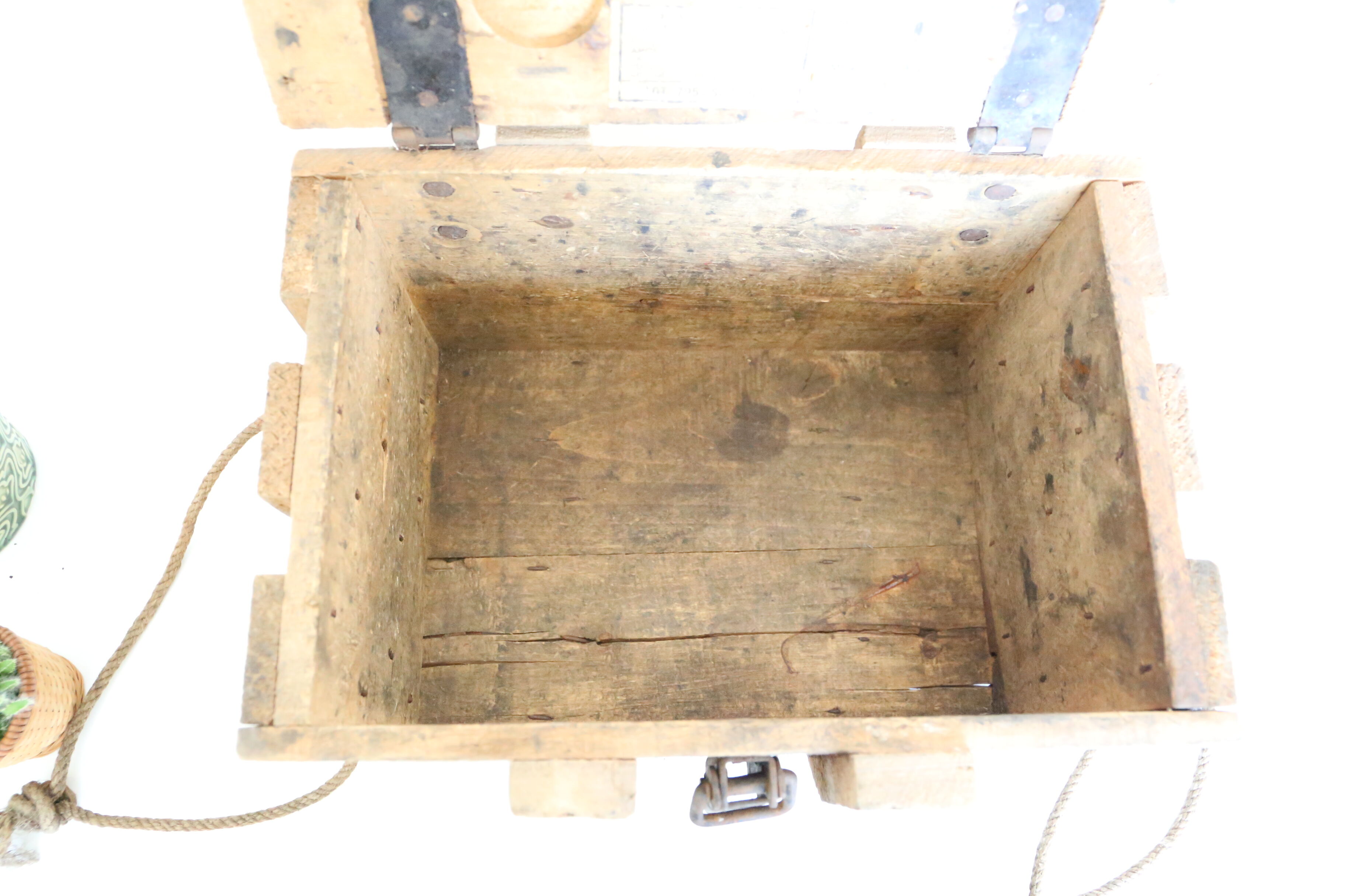 Former ammunition crate