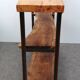 1940s workbench redone in metal and oak board