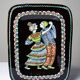 Ashtray, glazed ceramic wall decoration A.D. Schweizer Steffisburg, circa 1960