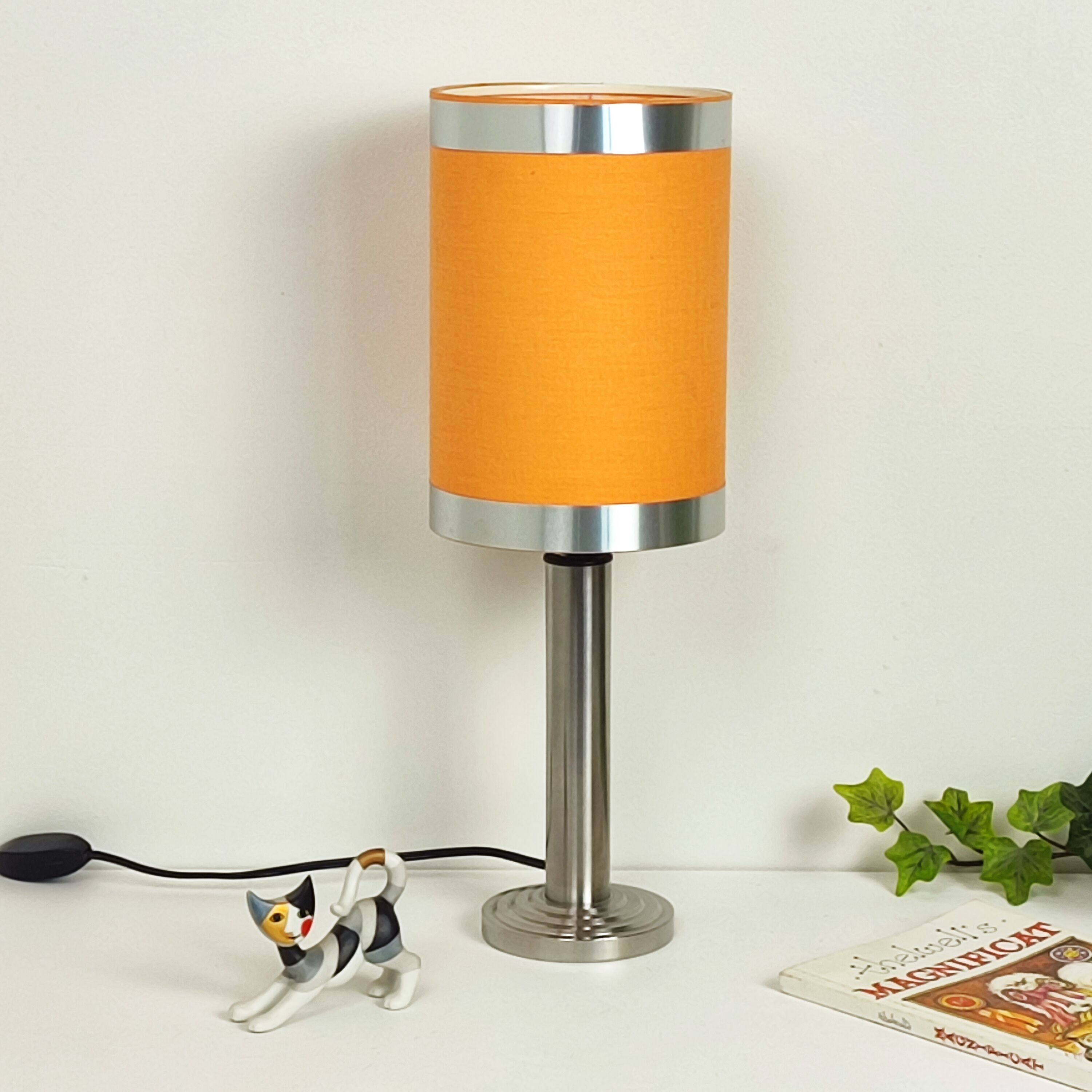 Lampe chromée années 70