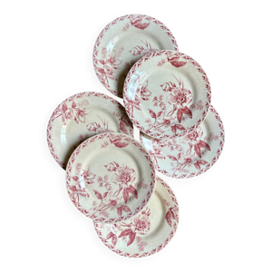 6 assiettes à dessert - fer