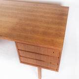 Desk in teak designed by Omann Junior from the 1960s