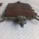Pair of antique bronze mirrors – Louis XV / Rococo style – 19th century