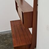 Vintage teak two legged table