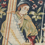 Hand-screen printed tapestry "concert of fountains"