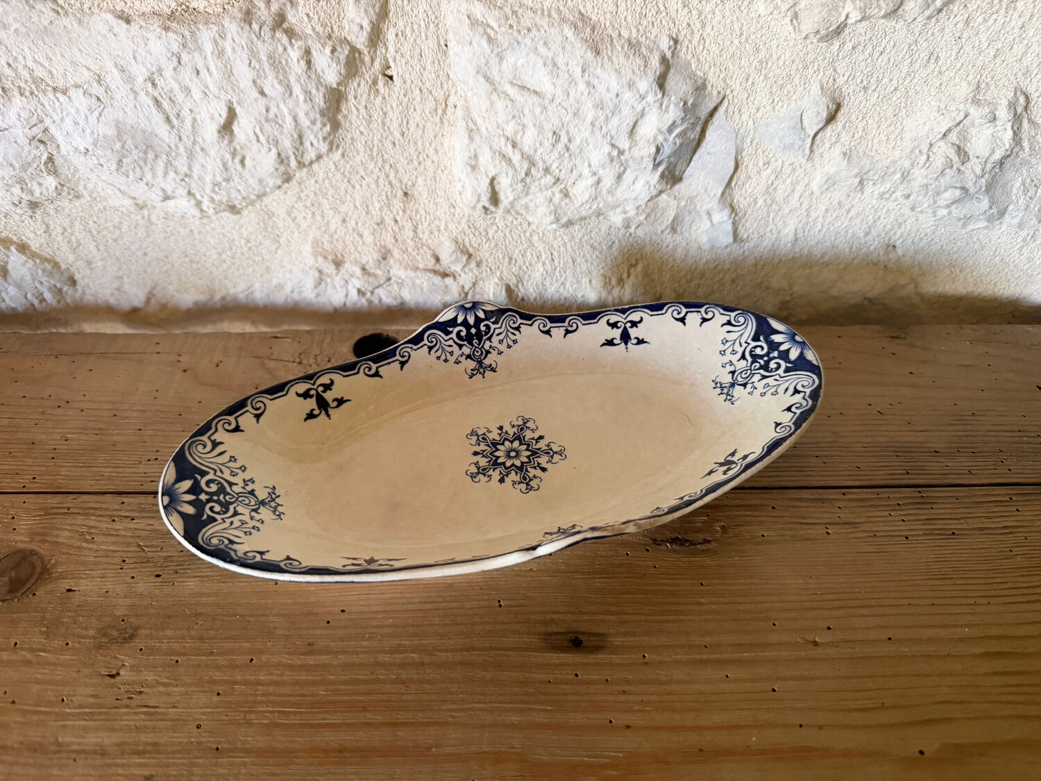Ravier in ironstone Jules Vieillard Bordeaux model Rouen