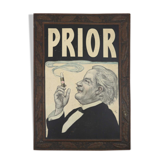 "Prior" advertising sign 1924