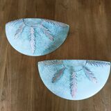 2 bathroom wall lights by L. Drimmer