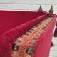 Années 1970, canapé danois 2 places à bras tombants en velours, velours, état d'origine.