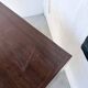 Commode teck poignées cuir 1960