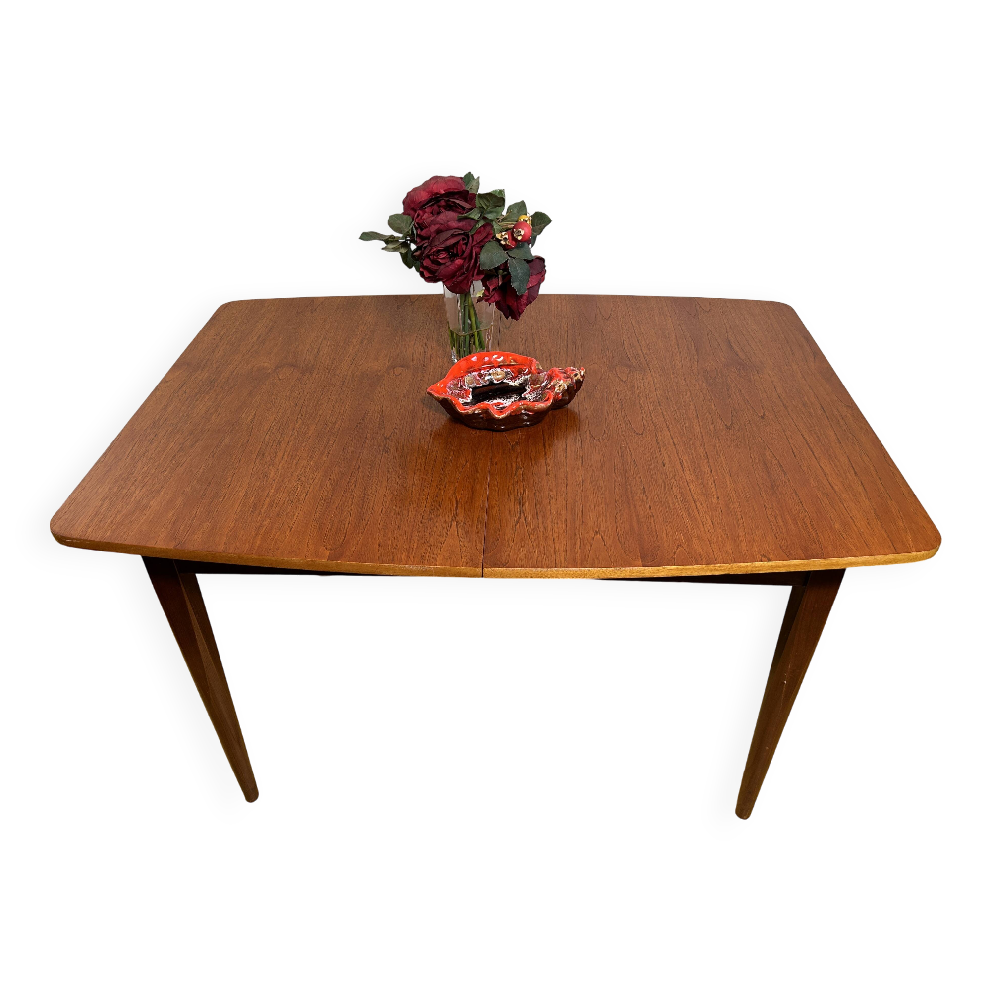 Mid Century retro vintage teak extending dining table by Elliots of Newbury 1960