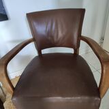 Pair of bridge armchairs