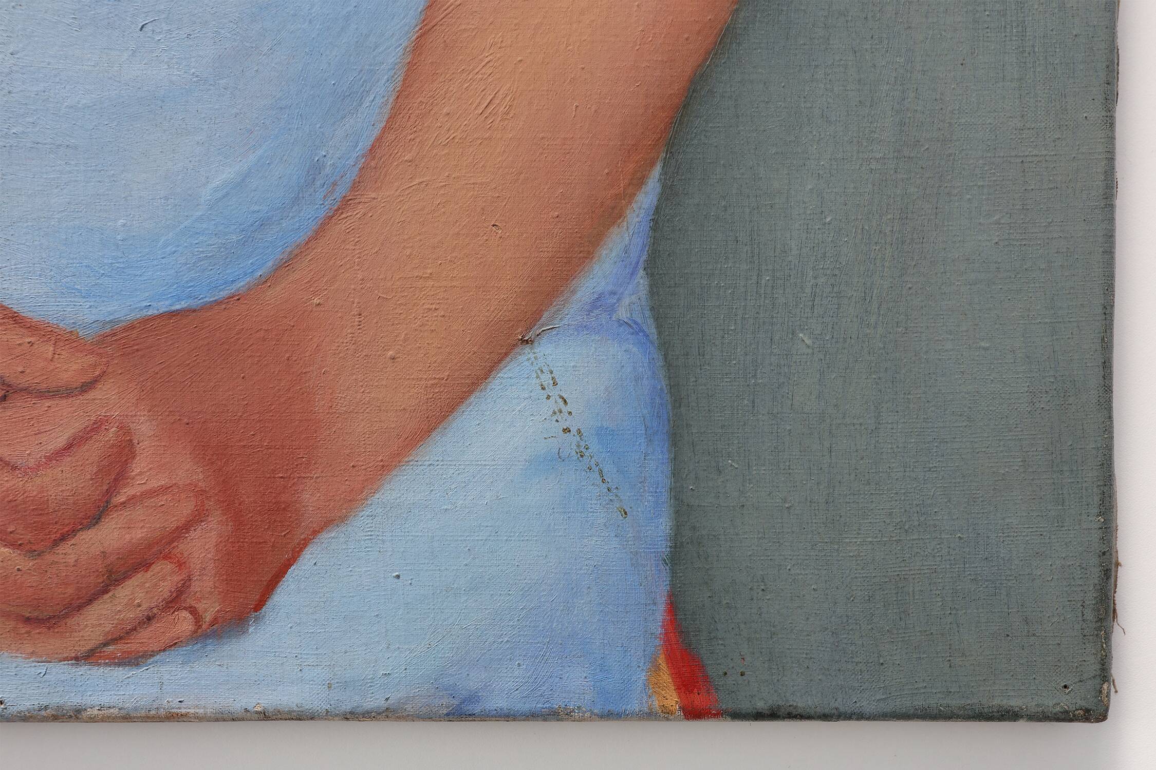 Expressionist portrait of a woman, Belgium 20th century