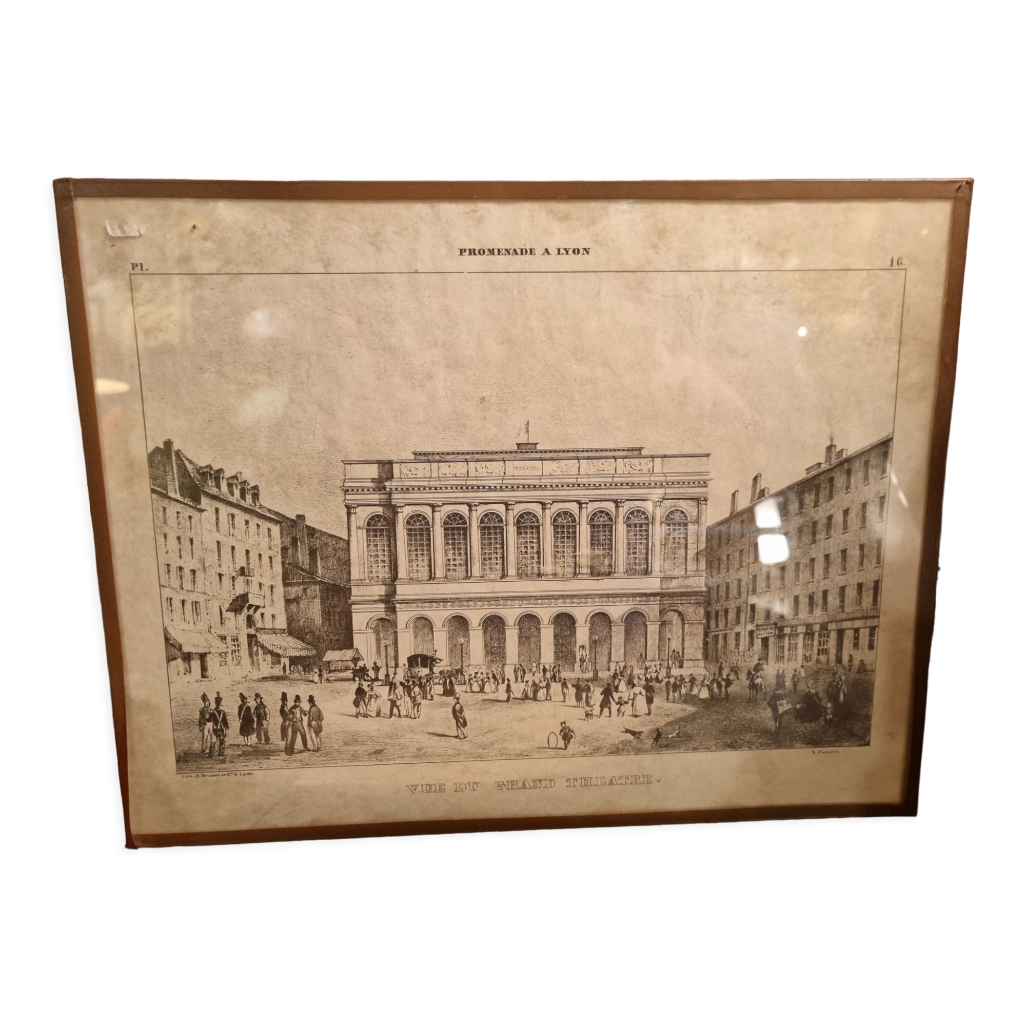 Tableau gravure lyon