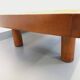 Barrois vintage shell-patterned comma coffee table in wood and ceramic.