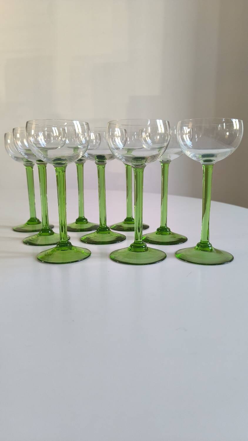 Service de 9 verres alsace en cristal