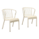 Vintage white enamel metal chairs, Italian design, 1970s-1980s.