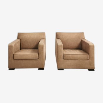 Pair of contemporary armchairs, Ligne Roset