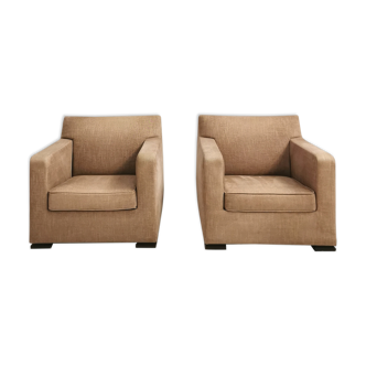 Pair of contemporary armchairs, Ligne Roset