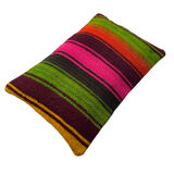 Housse de coussin vintage turque faite à la main, 30 x 50 cm