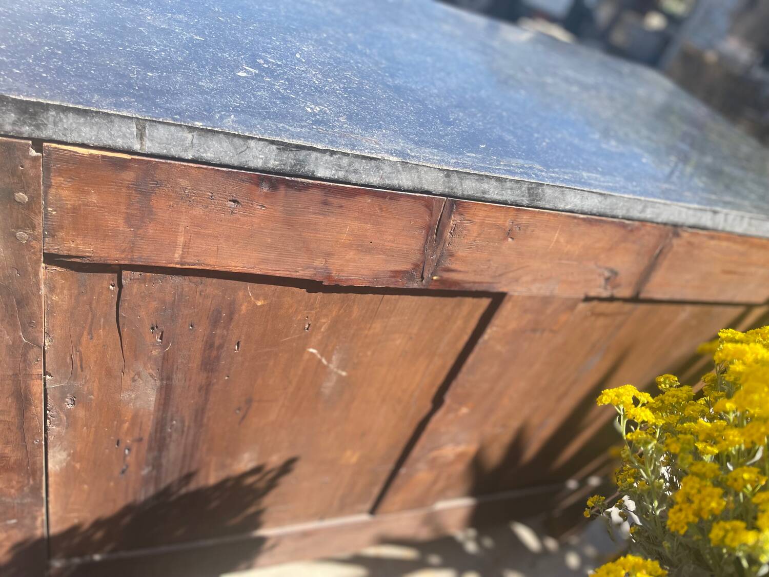 Commode empire retour D’Égypte en Acajou Flammé Époque XIX eme siècle