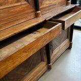 2-part sideboard with ringed half columns, Empire style