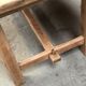 Old artisanal farmhouse table solid oak