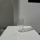 Set of 6 orangeade glasses in ribbed glass