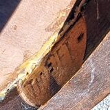 6 Thonet Fischel bistro chairs and others in curved wood from the early 20th century