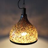 Lustre en verre de Murano incrusté de murines