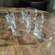 Set of 6 vintage culbuto glass whiskey glasses