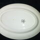 Oval earthenware dish Digoin Sarreguemines Model Rosa