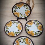 Set 4 plates Paradisio Boch