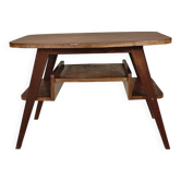 Vintage coffee table with tapered legs