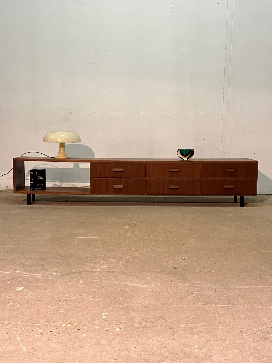 Low teak enfilade from the 1960s.