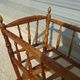Antique solid walnut cradle