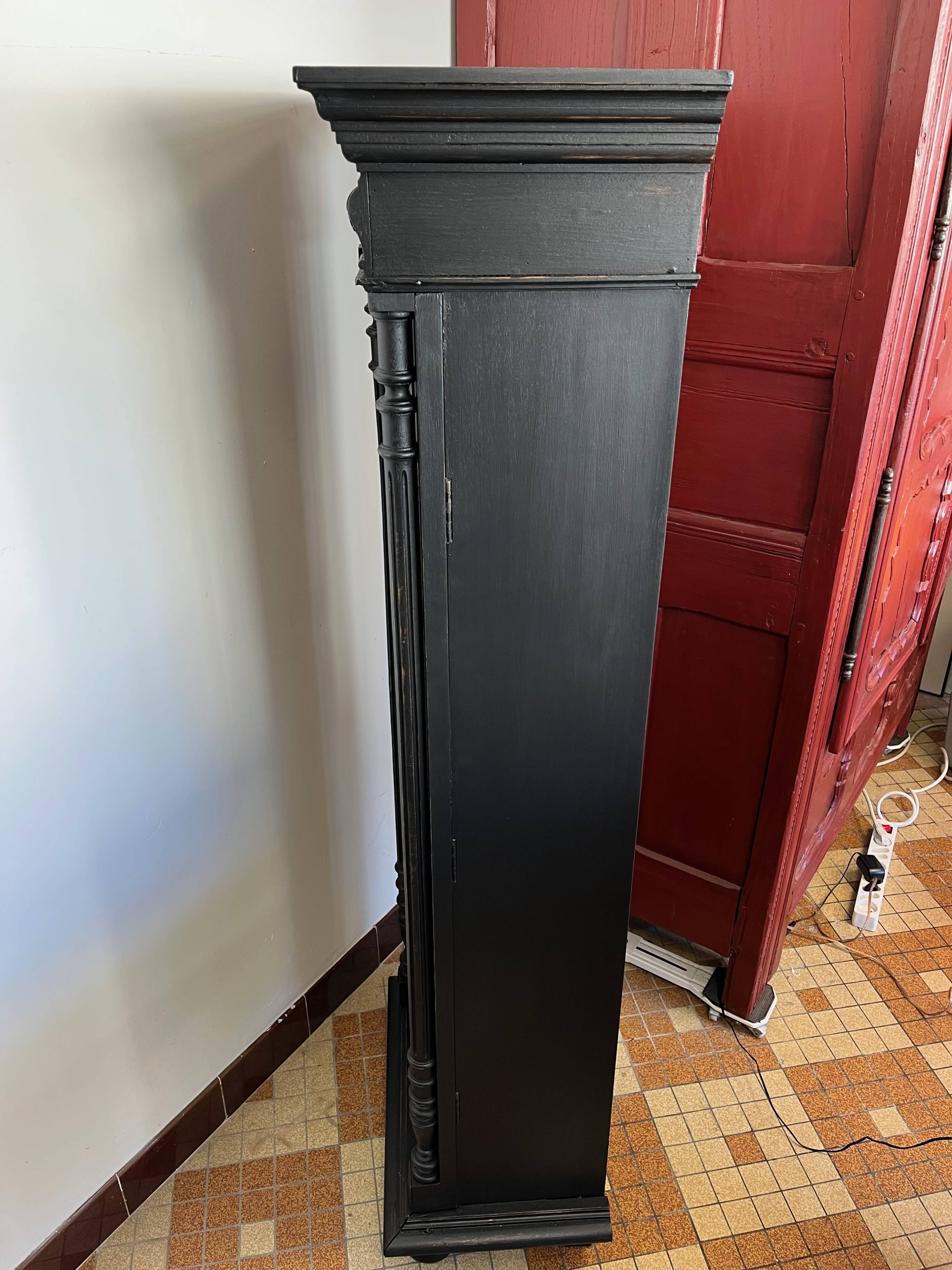 Old wooden display cabinet