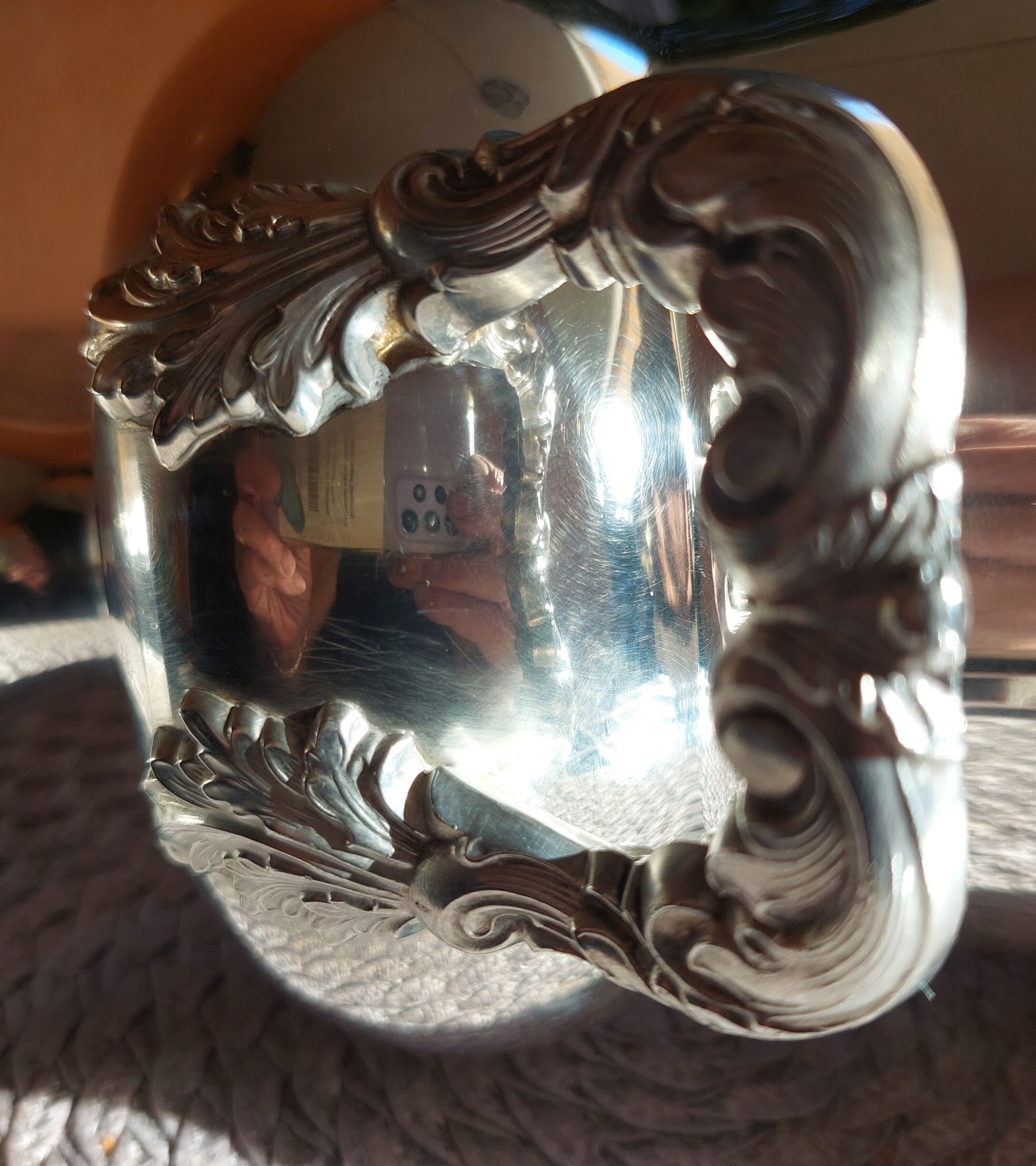 silver-plated champagne bucket