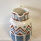 Pichet faïence de longwy - art déco -
