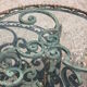 Wrought iron coffee table
