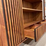 Wooden and Metal Bookcase