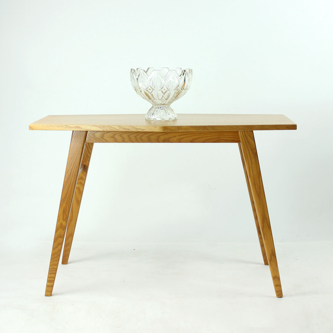 Mid Century Coffee Table In Oak, Czechoslovakia 1960s