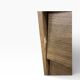 Vintage wooden shoe cabinet / drop-leaf cabinet